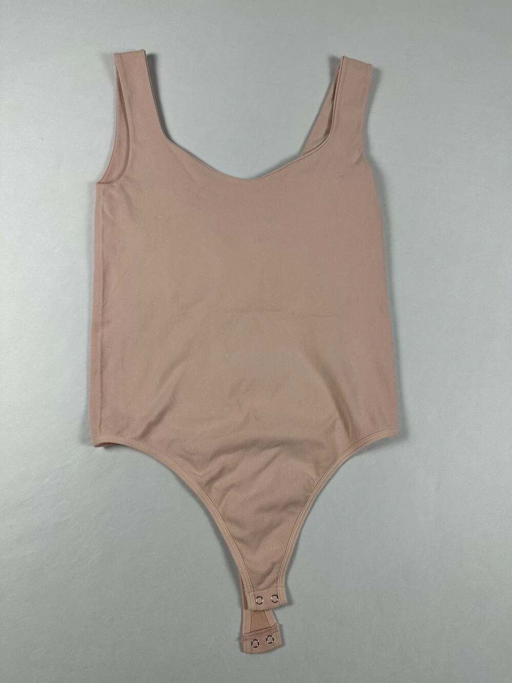Free People Intimately Wide Neck Bodysuit in Tan